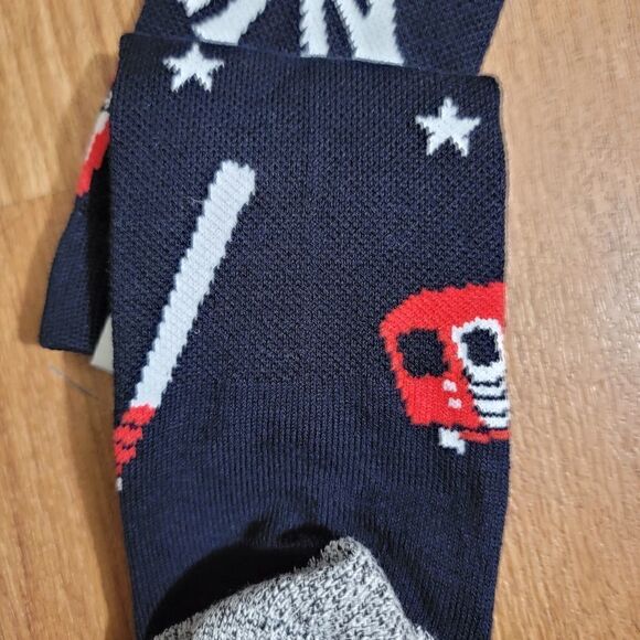 Stance MLB New York Yankees Landmark Crew Socks Navy Red USA Large L Infiknit - Picture 9 of 12